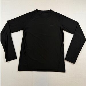 DEVOPS Kids Long Sleeve Compression Shirt Black Athletic Base Layer Size L